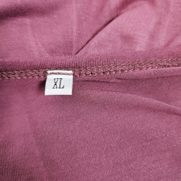 Auselily Raspberry Lightweight Long Sleeve Pleated Skirt Dress Size XL Women's - Picture 8 of 9